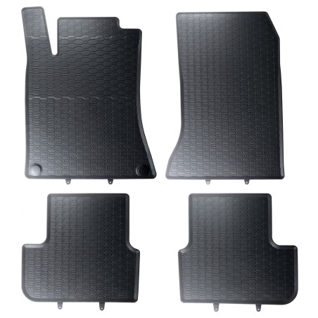 Tappetini compatibili con Mercedes-Benz CLA C117 2013-2019, su misura in Gomma TPE